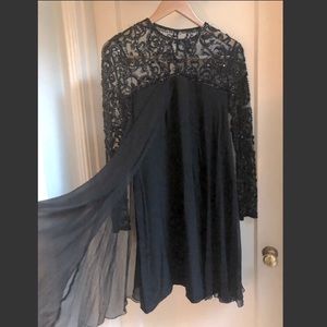 Vintage Sequin and Chiffon LBD